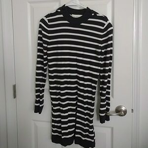Striped sweater tunic or dress